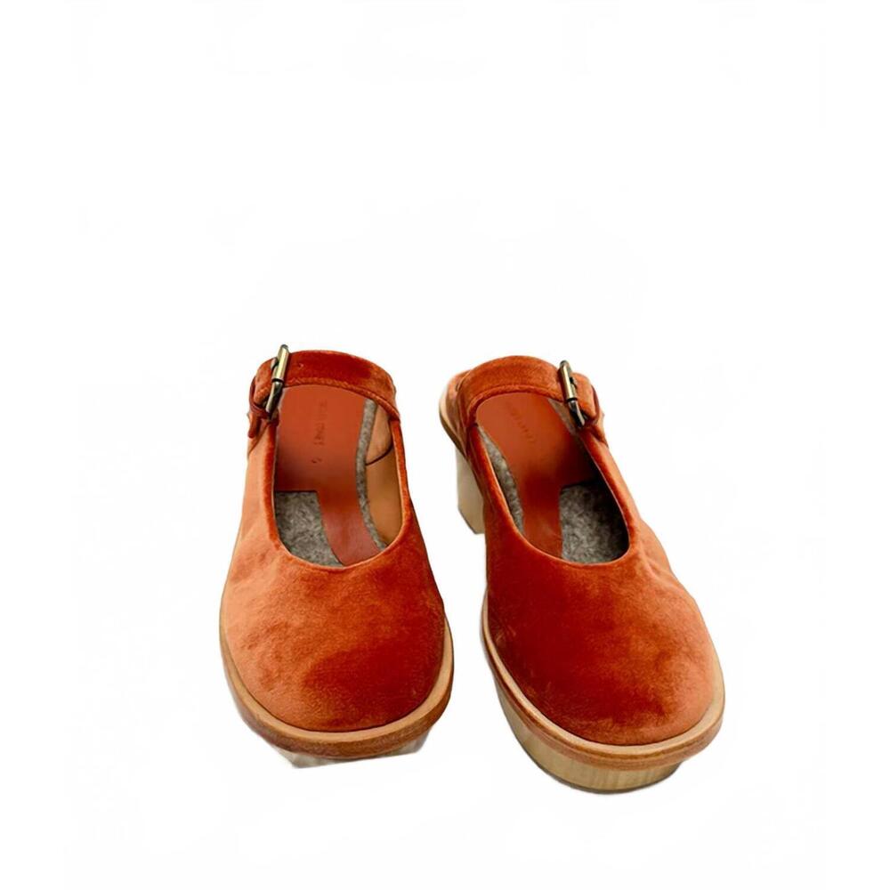 NEW RACHEL COMEY women's sesley mary jane clog shoe in orange - Picture 2 of 3